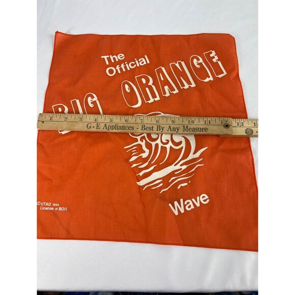 1984 Tennessee UT Vols BIG ORANGE WAVE Spirit Cloth Bandana - Picture 6 of 6